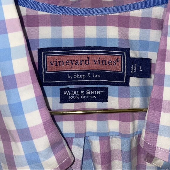 Vineyard Vines Gingham ‘Whale Shirt’ - Picture 4 of 5